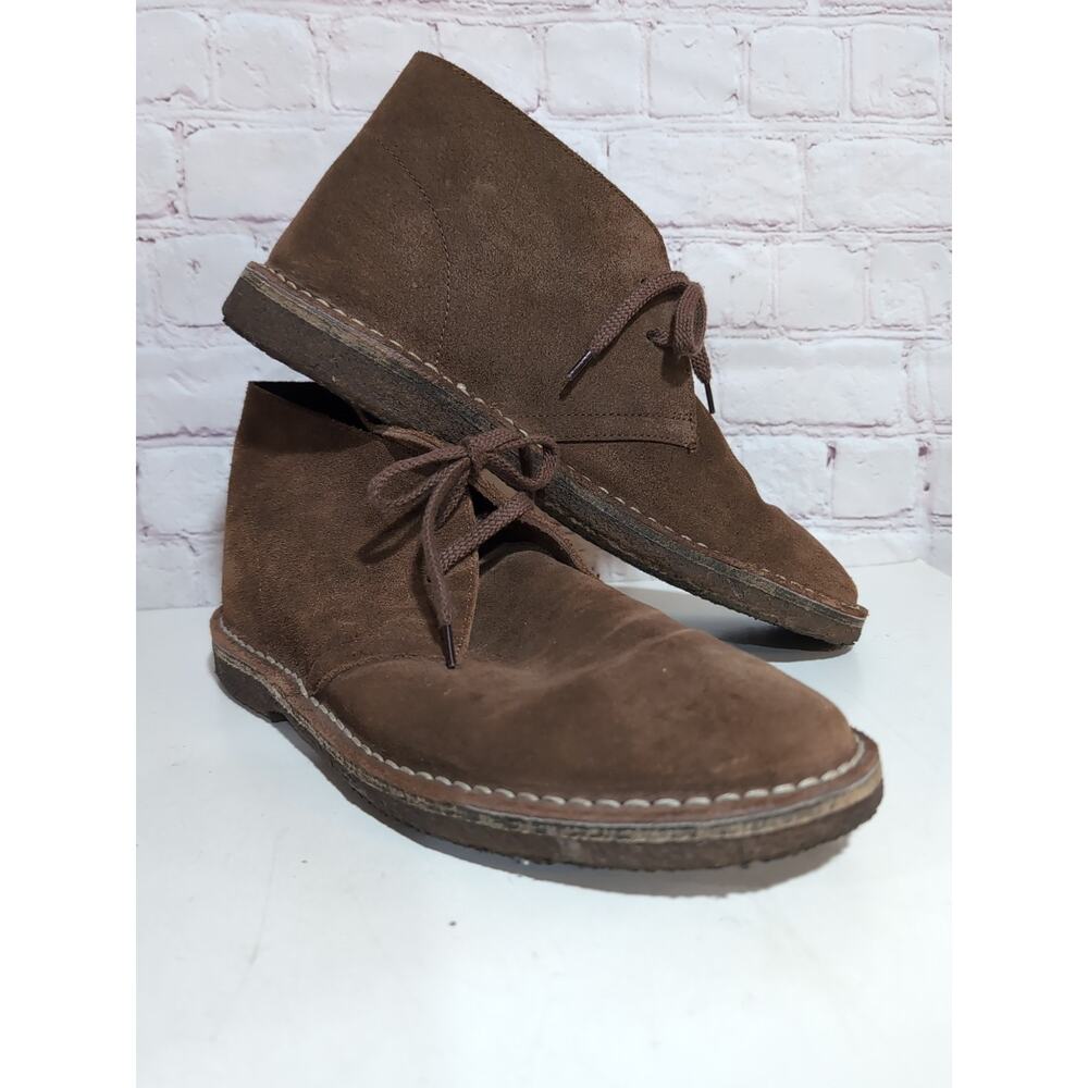 J.Crew MacAlister Desert Boots Suede Brown Made In Italy Men's 7.5 (7H) Chukka